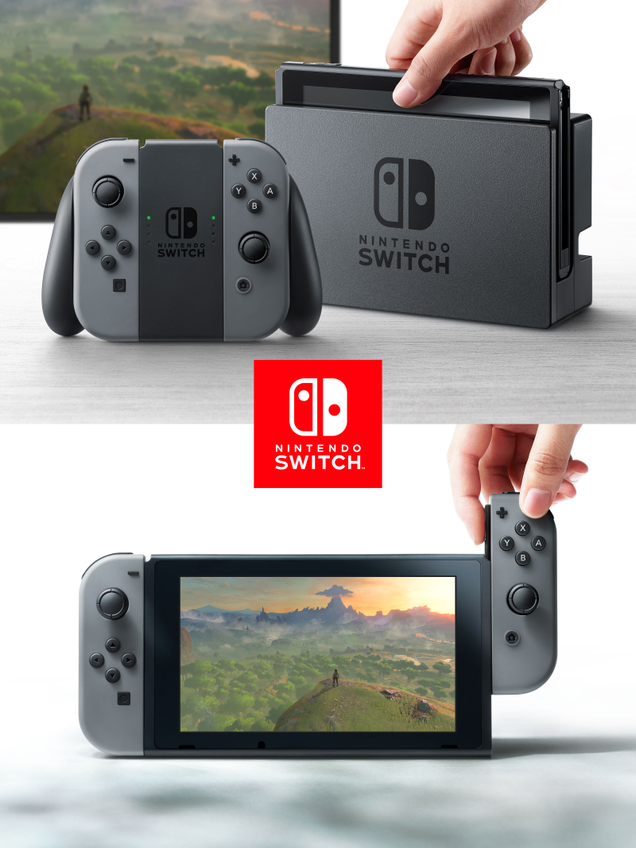 Illustration for article titled The Nintendo Switch Has Finally Been Unveiled!